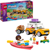 LEGO Friends Viaggio in auto con il cucciolo, Giochi di costruzione