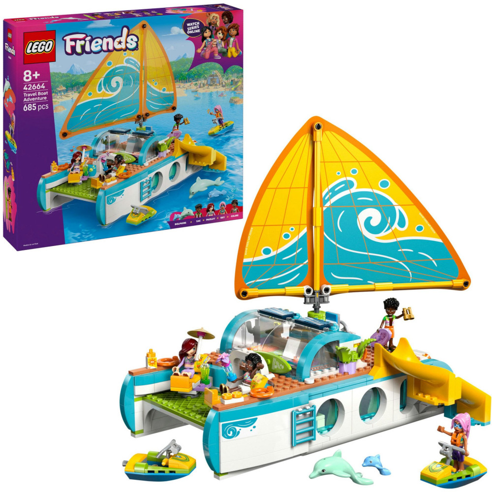 LEGO Friends Avventura sul catamarano, Giochi di costruzione