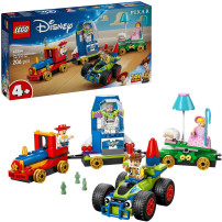 LEGO Disney Toy Story: Treno e Auto RC celebrativi, Giochi di costruzione