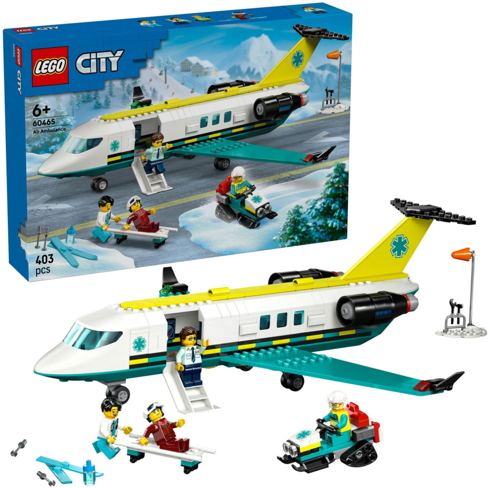 LEGO City Aereo ambulanza di emergenza, Giochi di costruzione