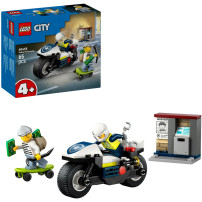 LEGO City Inseguimento della moto della Polizia, Giochi di costruzione