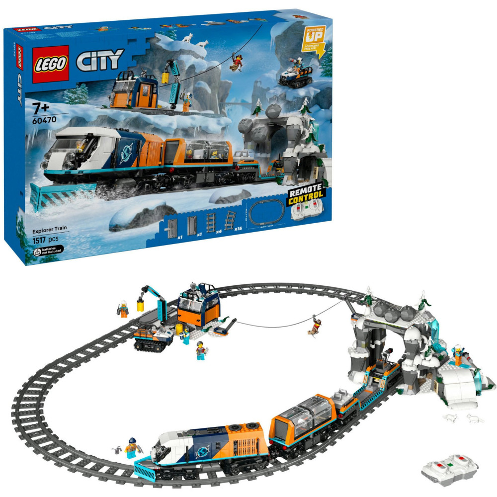 LEGO City Treno espresso artico degli esploratori, Giochi di costruzione