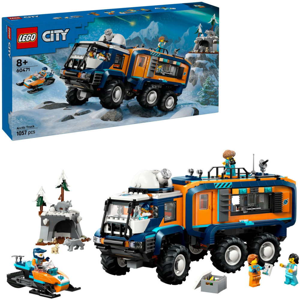 LEGO City Grande camion artico con laboratorio, Giochi di costruzione