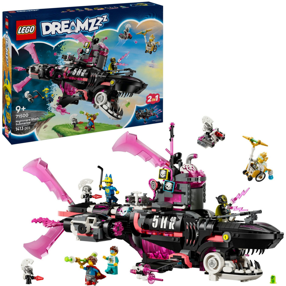 LEGO DREAMZzz Sottomarino-squalo Nightmare, Giochi di costruzione