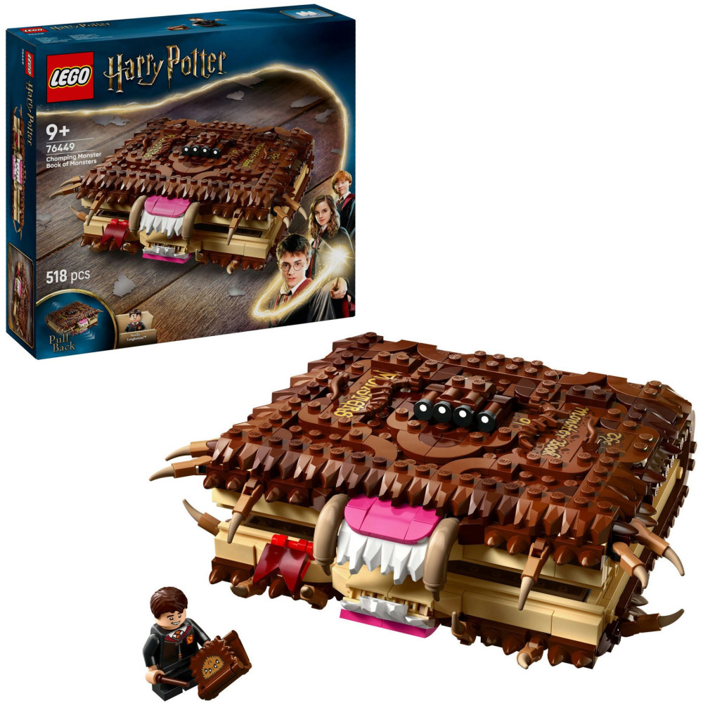 LEGO Harry Potter Il Libro Mostro dei mostri azzannante, Giochi di costruzione