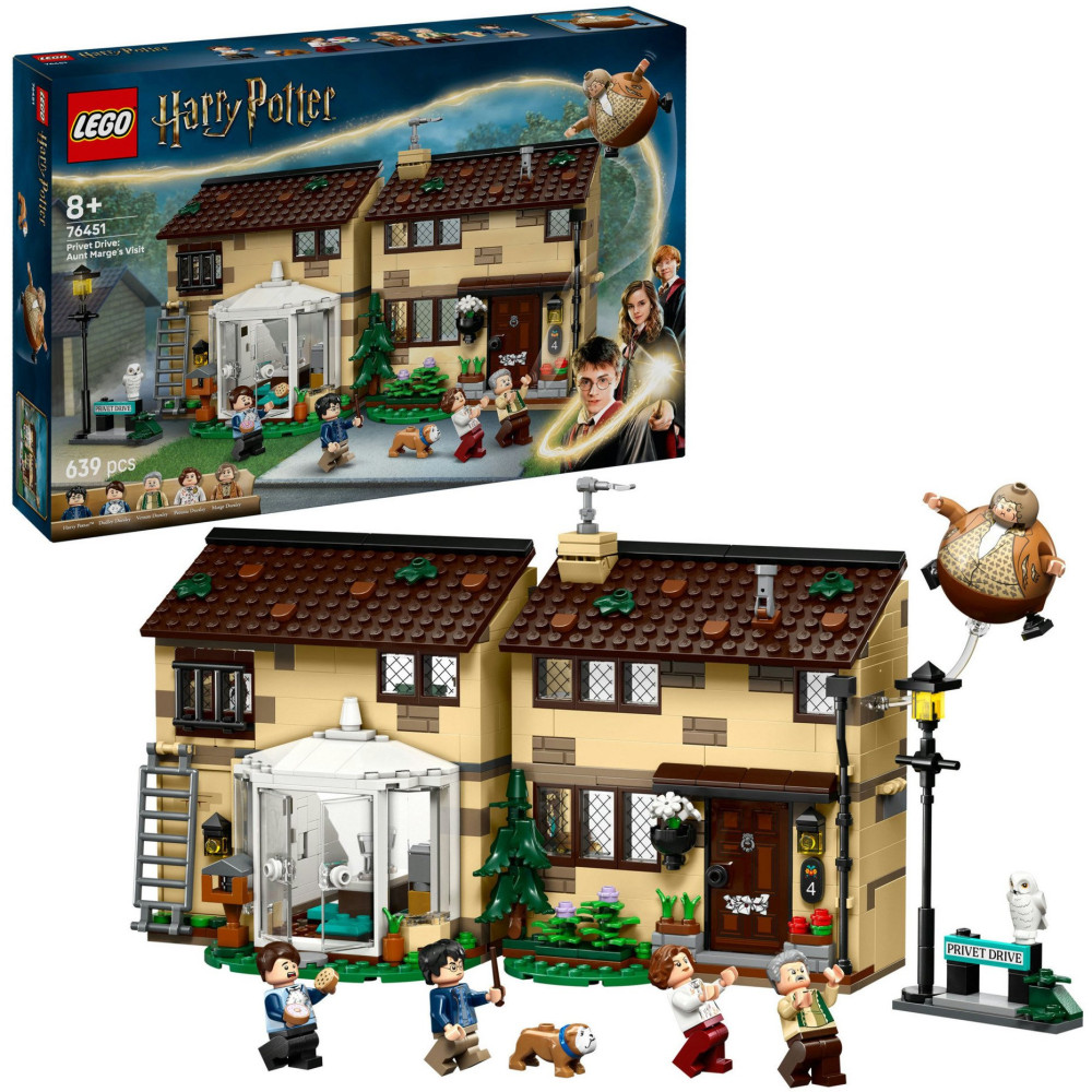 LEGO Harry Potter Privet Drive: la visita di zia Marge, Giochi di costruzione