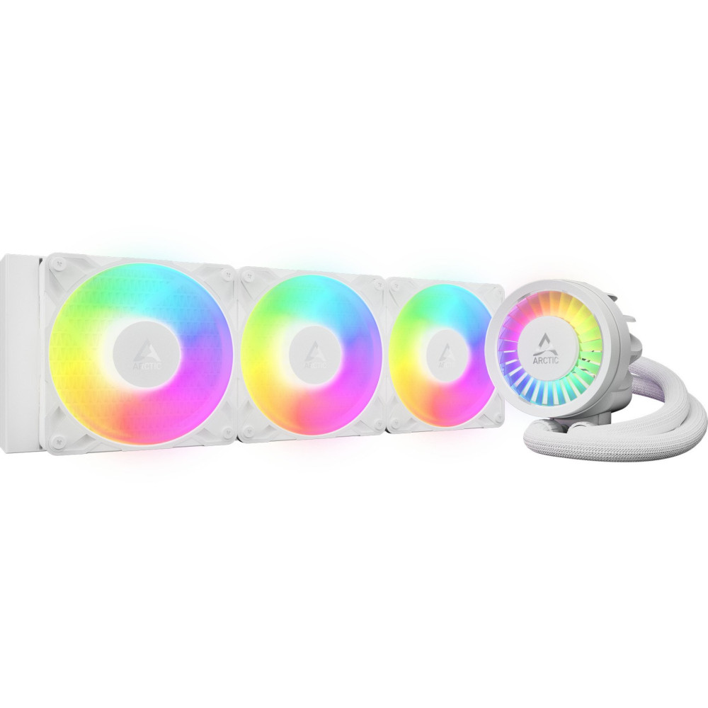 ARCTIC Liquid Freezer III Pro 360 A-RGB (White) Processore Kit di raffreddamento a liquido 12 cm Bianco 1 pz, Raffreddamento ad 