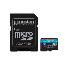 Kingston Canvas Go! Plus - Carta di memoria flash (adattatore microSDXC-a-SD incluso)