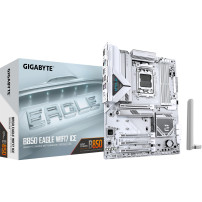 GIGABYTE B850 EAGLE WIFI7 ICE Scheda madre - CPU AMD Ryzen serie 9000, VRM digitale a 8+2+2 fasi, fino a 8200 MHz DDR5 (O.C.), 1