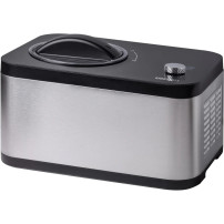 Unold 48826 Eismaschine & Joghurtbereiter EVA Gelatiera compressore 1,5 L 120 W Nero, Acciaio inox