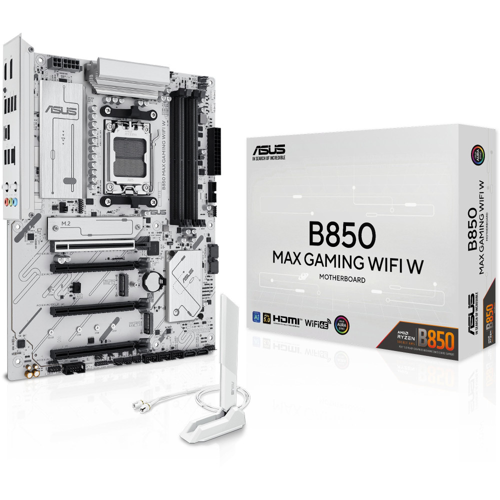 ASUS B850 MAX GAMING WIFI W AMD B850 Socket AM5 ATX, Scheda madre
