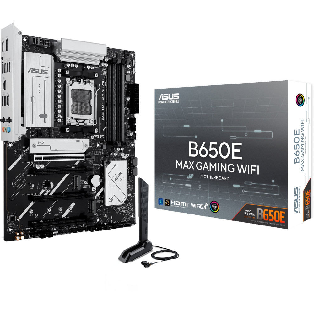 ASUS B650E MAX GAMING WIFI AMD B650 Socket AM5 ATX, Scheda madre