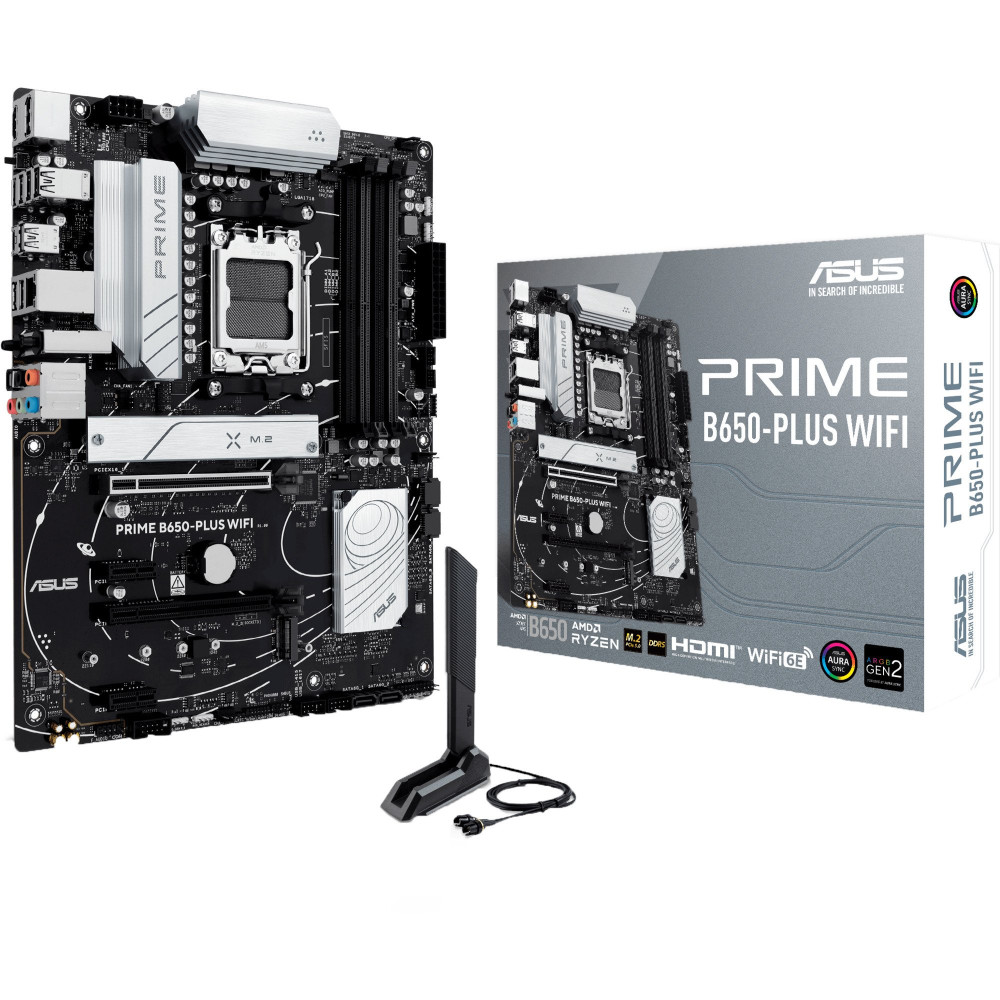 ASUS PRIME B650-PLUS WIFI AMD B650 Socket AM5 ATX, Scheda madre