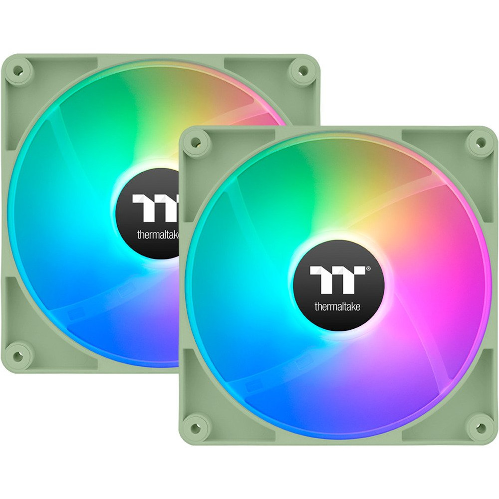 Thermaltake CT120 Reverse ARGB Sync PC Cooling Fan Matcha Green, Ventola