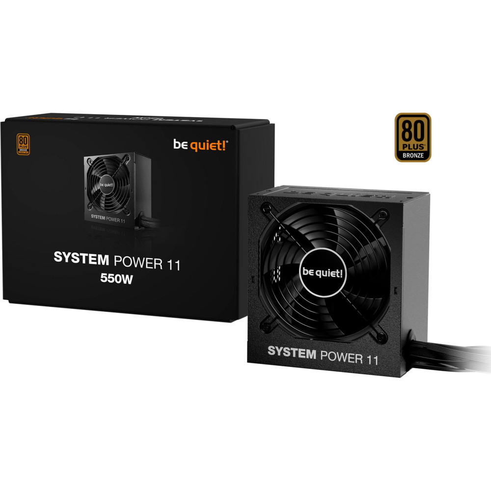 be quiet! System Power 11 550W alimentatore per computer 20+4 pin ATX ATX Nero, Alimentatore PC