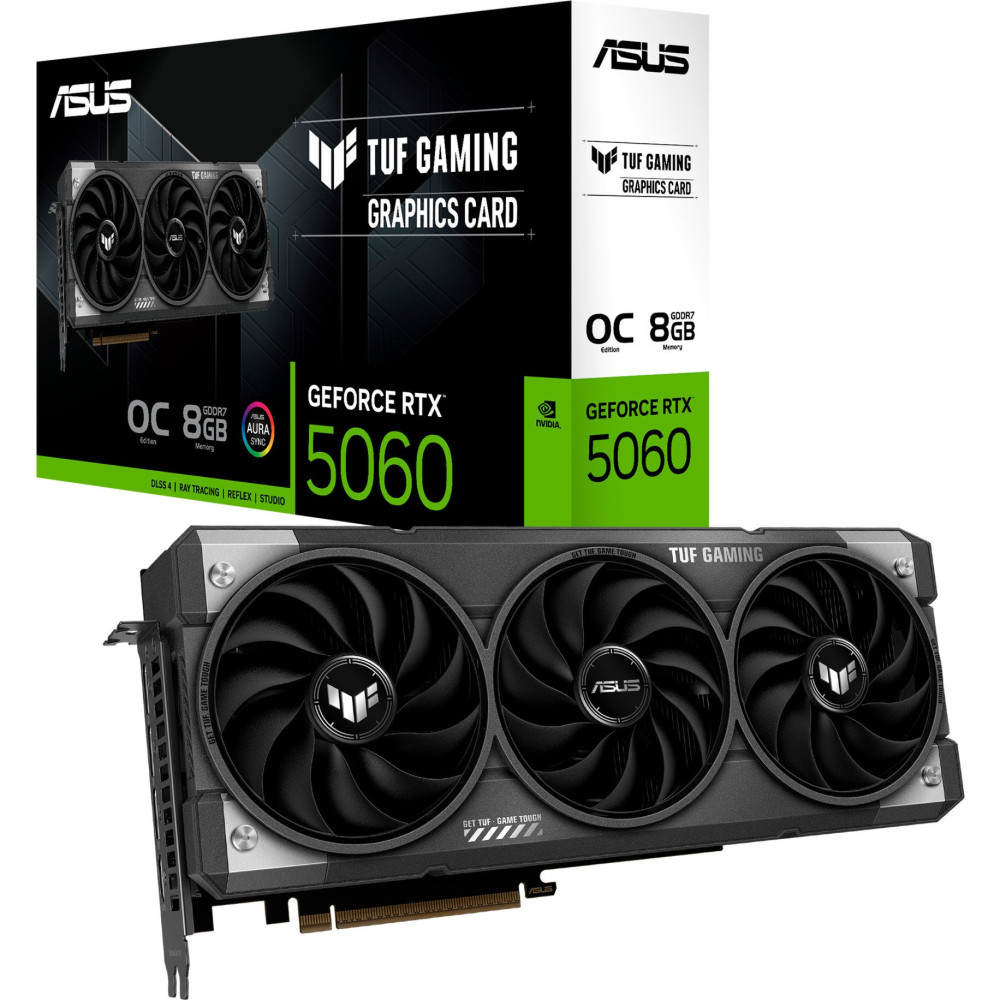 ASUS TUF Gaming TUF-RTX5060-O8G-GAMING NVIDIA GeForce RTX 5060 8 GB GDDR7, Scheda grafica