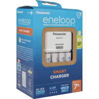 Panasonic Caricatore eneloop Universal Smart Charger Set, Caricabatterie