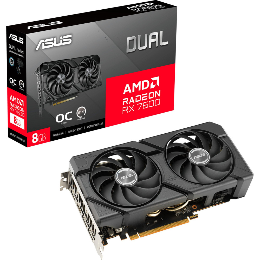 ASUS Radeon RX 7600 DUAL EVO OC, Scheda grafica