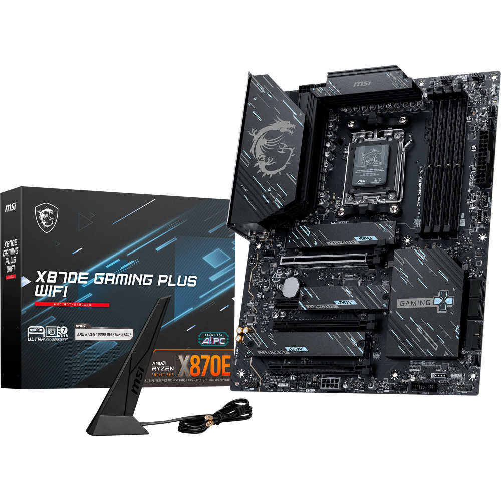 MSI X870E GAMING PLUS WIFI scheda madre AMD X870E Socket AM5 ATX