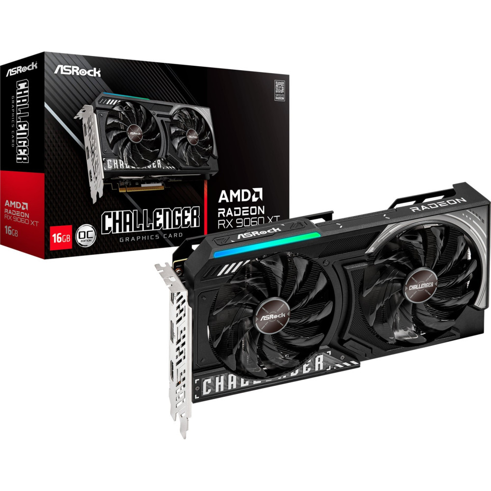 ASRock Radeon RX 9060 XT CHALLENGER OC 16GB, Scheda grafica