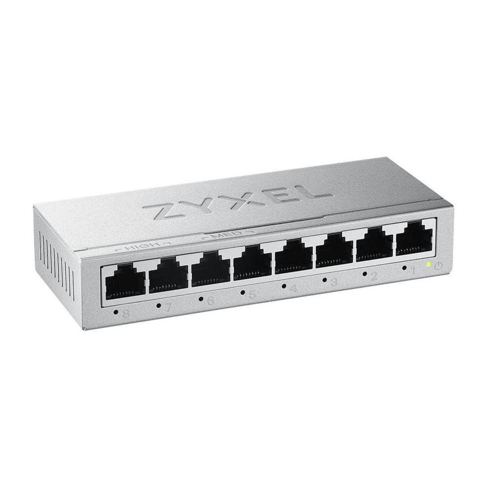 Zyxel GS-108BV5-EU0101F switch di rete Non gestito L2 Gigabit Ethernet (10/100/1000), Interruttore