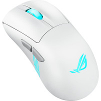 ASUS ROG Keris II Origin WHT mouse Gaming Mano destra RF Wireless + Bluetooth + USB Type-A Ottico 42000 DPI, Mouse da gioco