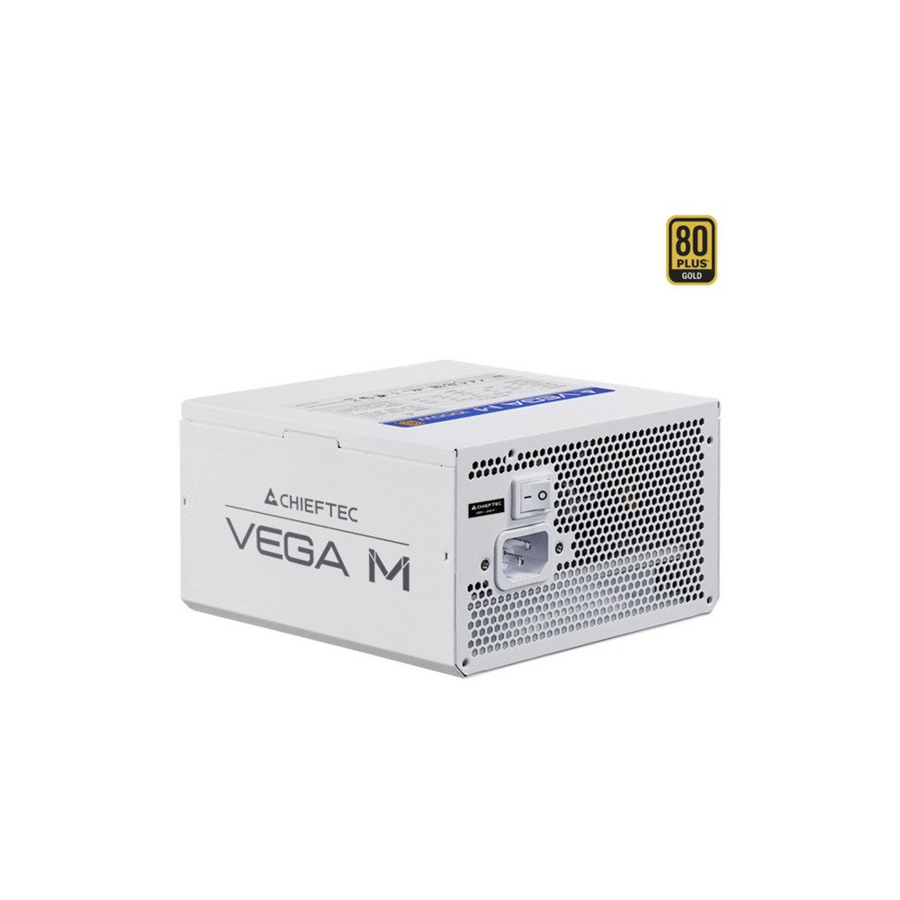 Chieftec Vega PPG-750-CW alimentatore per computer 750 W 24-pin ATX ATX Bianco, Alimentatore PC