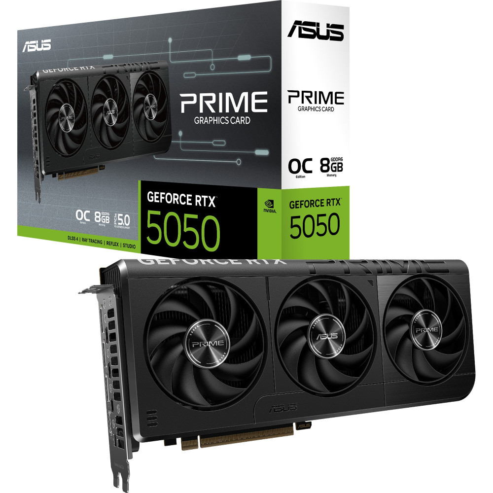 ASUS Prime -RTX5050-O8G NVIDIA GeForce RTX 5050 8 GB GDDR6, Scheda grafica