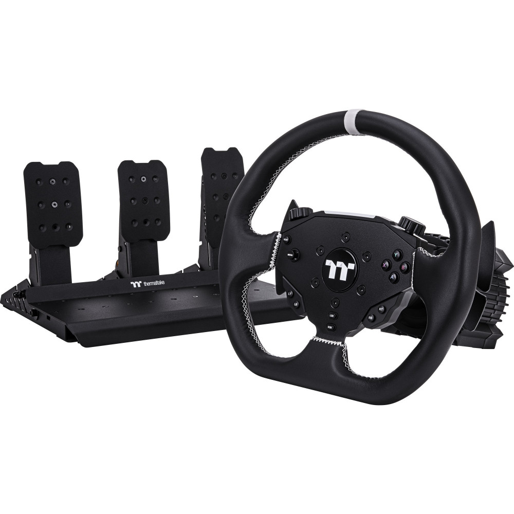 Thermaltake Volante da corsa G6 Direct Drive con set di pedali, Set simulatore