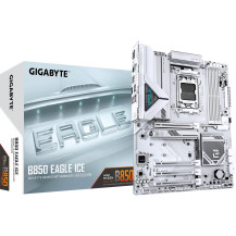 GIGABYTE B850 EAGLE ICE Scheda Madre – CPU AMD Ryzen serie 9000, VRM digitale a 8+2+2 fasi, fino a 8200 MHz DDR5 (O.C), 1 x M.2 