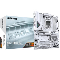 GIGABYTE B850 EAGLE ICE Scheda Madre – CPU AMD Ryzen serie 9000, VRM digitale a 8+2+2 fasi, fino a 8200 MHz DDR5 (O.C), 1 x M.2 