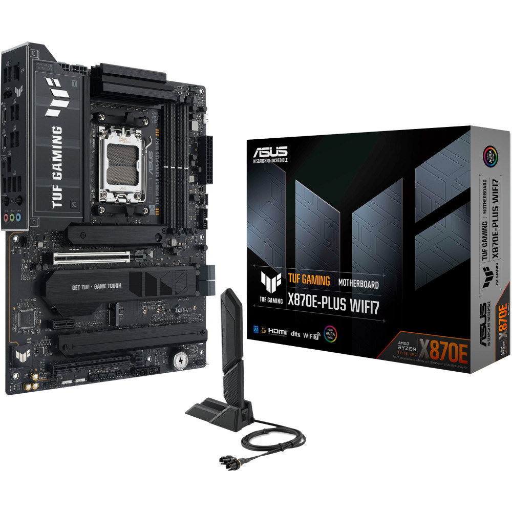 ASUS TUF GAMING X870E-PLUS WIFI7 AMD X870E Socket AM5 ATX, Scheda madre