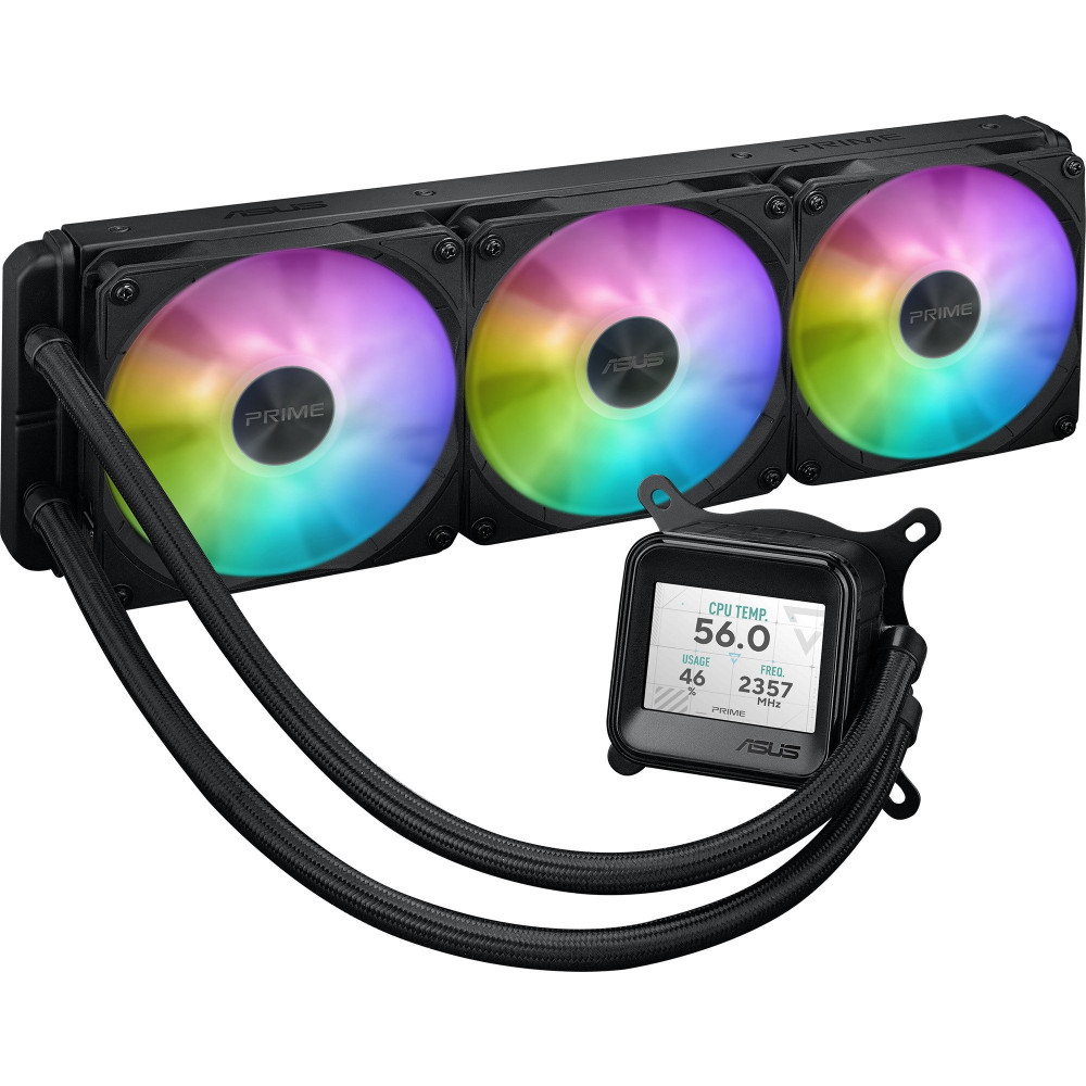 ASUS Prime LC 360 ARGB LCD Processore Raffreddatore di liquidi tutto in uno 12 cm Nero, Raffreddamento ad acqua