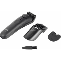 Braun BeardTrimmer 9 BT5520 regolabarba Batteria 40 2 cm Bagnato e secco Nero, Rasoio per barba