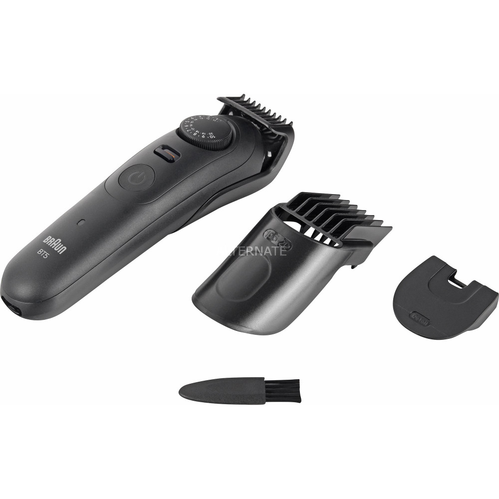 Braun BeardTrimmer 9 BT5520 regolabarba Batteria 40 2 cm Bagnato e secco Nero, Rasoio per barba
