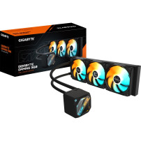 GIGABYTE GAMING 360 Raffreddamento Liquido per CPU - 3x120 mm Ventole ARGB, Meccanismo di bloccaggio a scorrimento, DAISY-CHAIN,