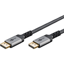 goobay Plus Cavo DisplayPort 2.0/2.1, 16K @ 60Hz, 80 Gbit/s