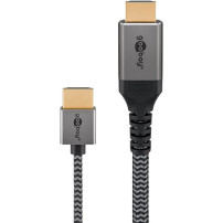 goobay Cavo HDMI Plus sottile ad alta velocità con Ethernet, 8K @ 60Hz