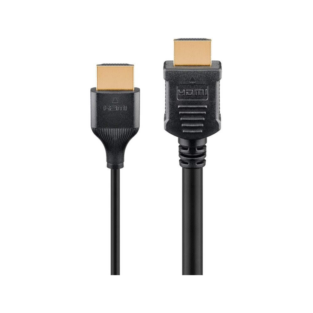 goobay Cavo HDMI sottile ad alta velocità con Ethernet, 8K @ 60Hz
