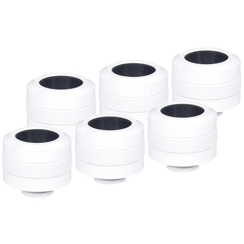 Alphacool Raccordo Eiszapfen PRO 16mm HardTube G1/4 - Bianco, Connessione