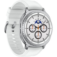 Samsung Galaxy Watch 8 Classic 3,3 cm (1.3") AMOLED 46 mm Digitale 438 x 438 Pixel Touch screen Argento Wi-Fi GPS (satellitare),