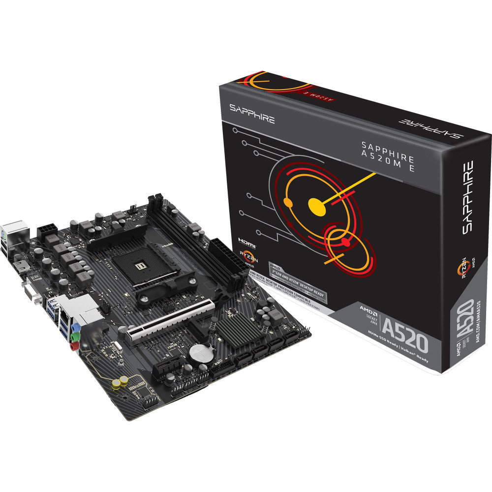SAPPHIRE A520M-E, Scheda madre