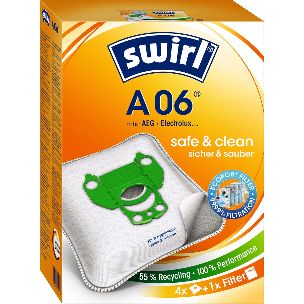 Swirl Sacchetti per aspirapolvere A 06 EcoPor