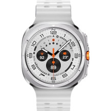Samsung Galaxy Watch Ultra 3,81 cm (1.5") AMOLED 47 mm Digitale 480 x 480 Pixel Touch screen 4G Titanio, Bianco Wi-Fi GPS (satel