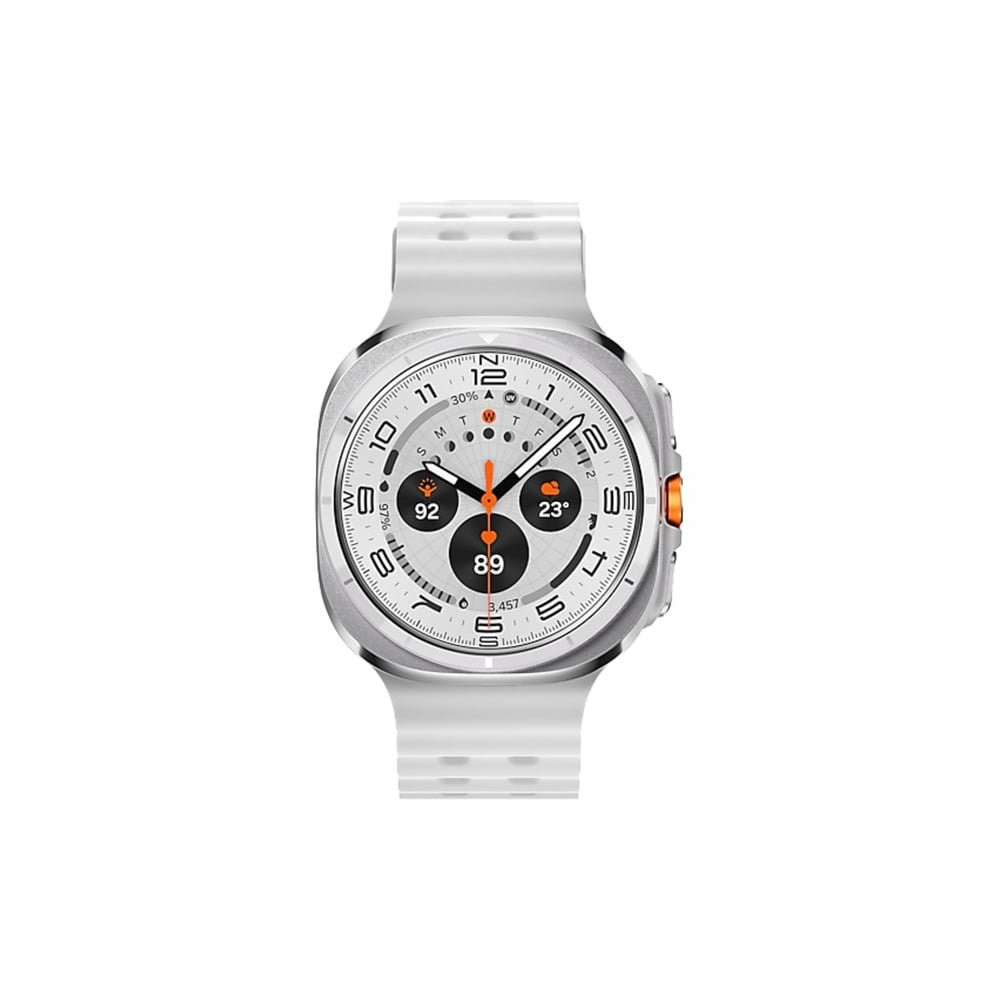 Samsung Galaxy Watch Ultra 3,81 cm (1.5") AMOLED 47 mm Digitale 480 x 480 Pixel Touch screen 4G Titanio, Bianco Wi-Fi GPS (satel