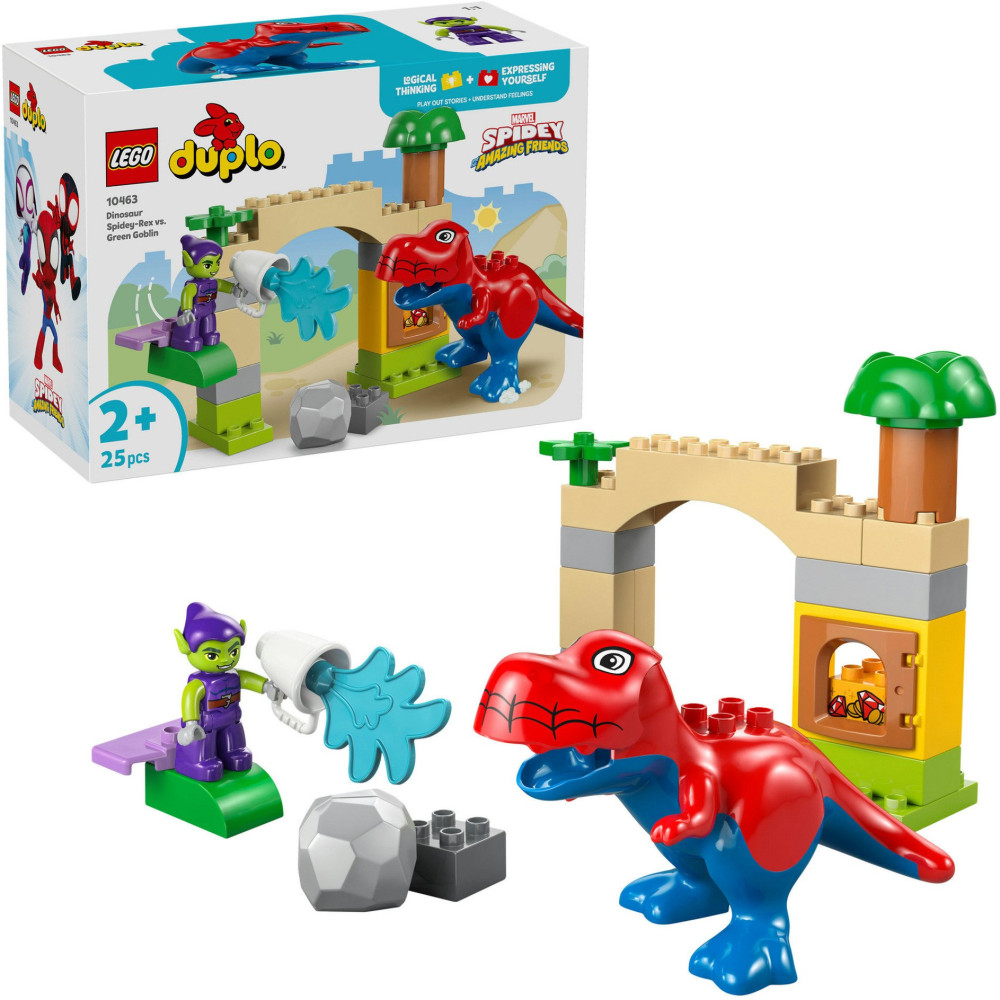 LEGO DUPLO Disney Spidey-Rex vs. Green Goblin, Giochi di costruzione