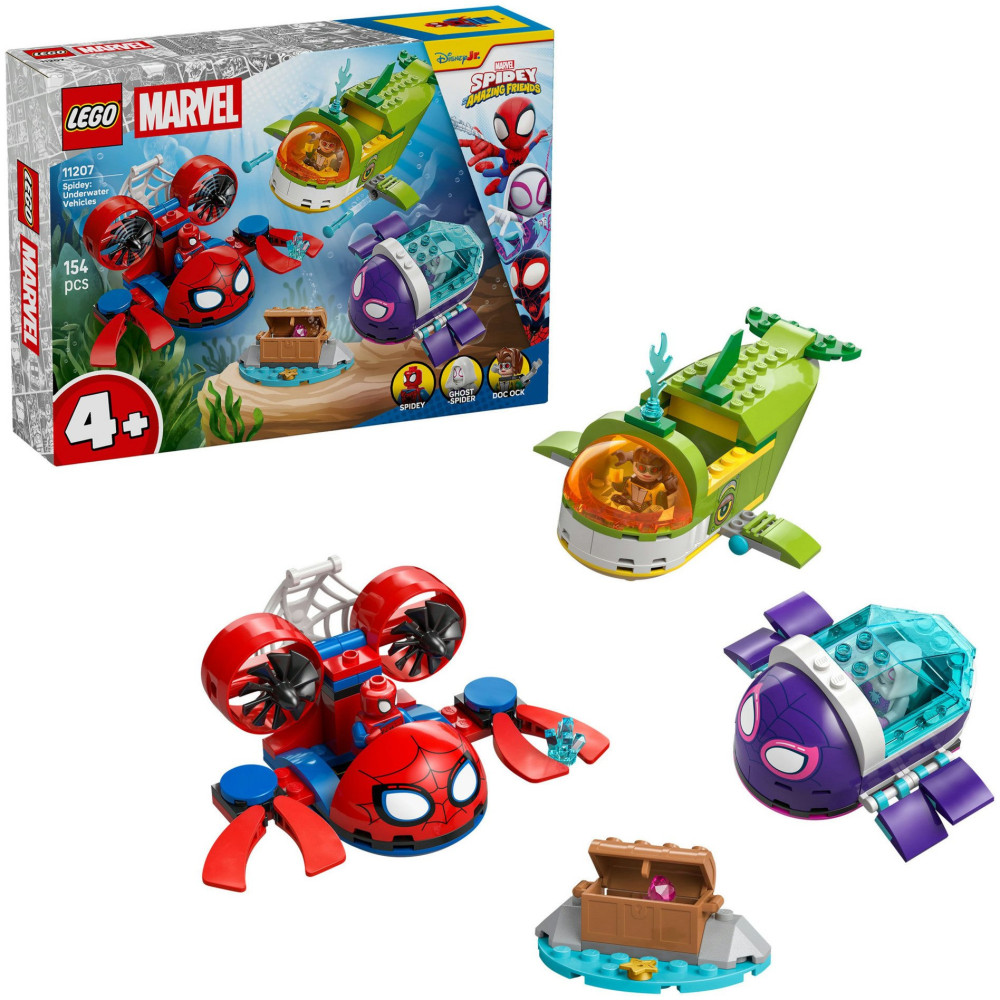 LEGO Marvel Spidey e i suoi super amici Spidey: veicoli subacquei, Giochi di costruzione