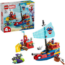 LEGO Barca pirata del team di Spidey di Marvel Spidey e i suoi super amici, Giochi di costruzione