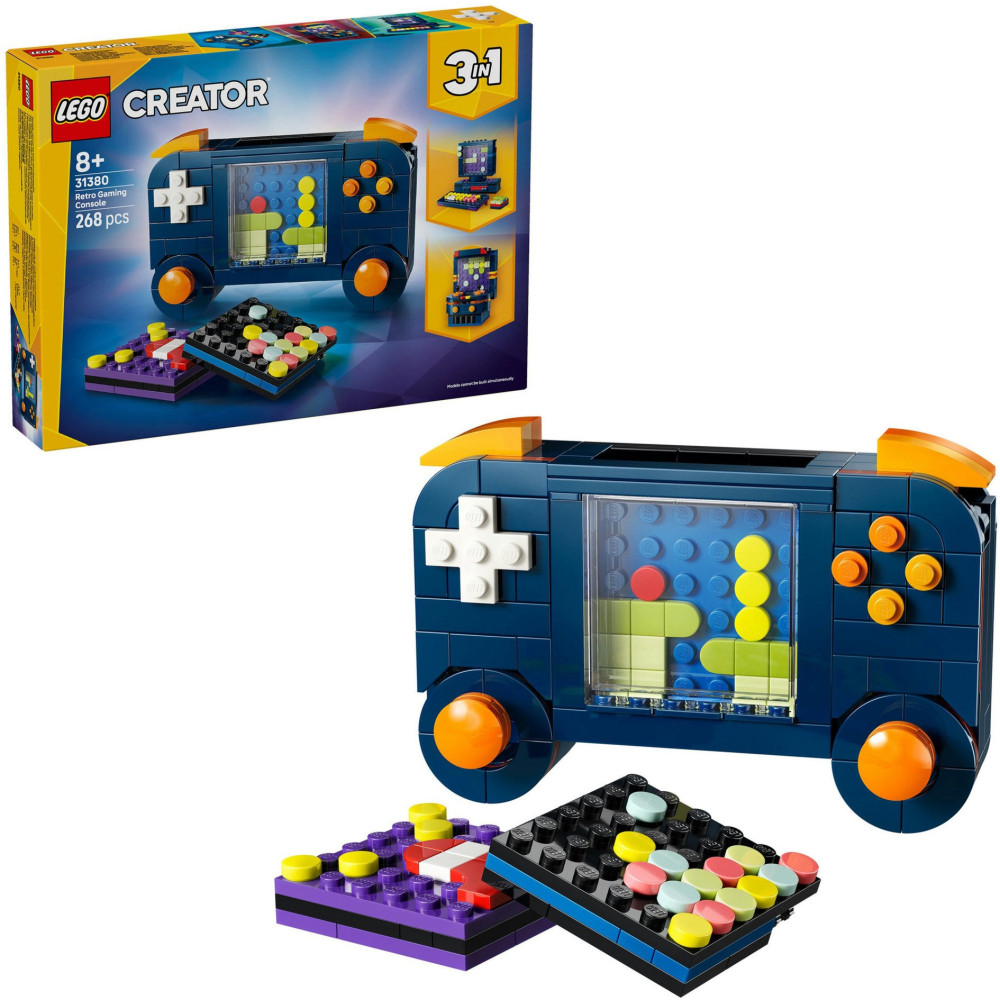 LEGO Creator console di gioco retrò 3-in-1, Giochi di costruzione