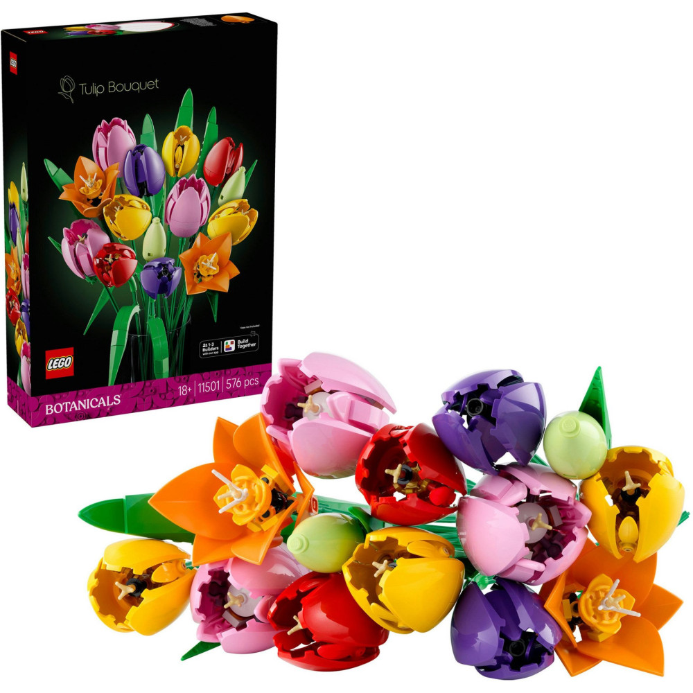 LEGO Bouquet di tulipani botanici, Giochi di costruzione